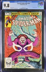 Cover Scan: Amazing Spider-Man #241 CGC NM/M 9.8 White Pages Origin Vulture! - Item ID #384753