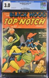 Cover Scan: Top Notch Comics #17 CGC GD/VG 3.0 Off White to White Bondage Cover! - Item ID #384772