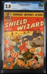 Shield-Wizard Comics 13