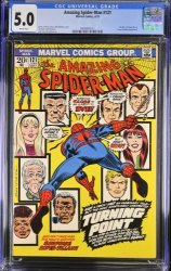 Cover Scan: Amazing Spider-Man #121 CGC VG/FN 5.0 White Pages Death of Gwen Stacy! - Item ID #385041