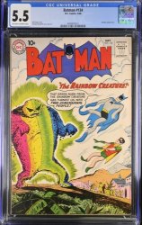 Cover Scan: Batman #134 CGC FN- 5.5  Sheldon Moldoff Cover! The Rainbow Creature! - Item ID #385051