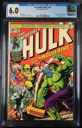 Cover Scan: Incredible Hulk #181 CGC FN 6.0 1st Full Appearance Wolverine! - Item ID #386044