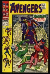 Cover Scan: Avengers #47 VF- 7.5 1st App. Dane Whitman! Magneto! Black Knight! - Item ID #386973