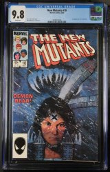 Cover Scan: New Mutants #18 CGC NM/M 9.8 White Pages 1st Warlock! - Item ID #388270