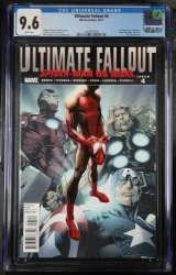 Cover Scan: Ultimate Fallout #4 CGC NM+ 9.6 1st Print 1st Appearance Miles Morales! - Item ID #388275