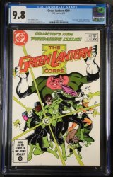 Cover Scan: Green Lantern #201 CGC NM/M 9.8 White Pages 1st Appearance Kilowog! - Item ID #388282
