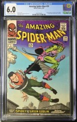 Cover Scan: Amazing Spider-Man #39 CGC FN 6.0 1st Romita ASM Art/Green Goblin Cover! - Item ID #388550