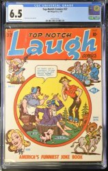 Cover Scan: Top Notch Comics #37 CGC FN+ 6.5 Off White to White Don Dean Cover and Art! - Item ID #388990