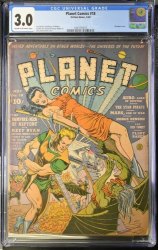 Cover Scan: Planet Comics #18 CGC GD/VG 3.0 Cream To Off White Bondage Cover! - Item ID #388991