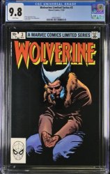 Cover Scan: Wolverine (1982) #3 CGC NM/M 9.8 Limited Series Frank Miller! John Buscema Art! - Item ID #391795