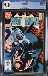 Cover Scan: Batman #395 CGC NM/M 9.8 White Pages Gun to Head Cover! - Item ID #391797