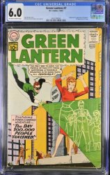 Cover Scan: Green Lantern #7 CGC FN 6.0 Origin and 1st Appearance Sinestro! - Item ID #391801