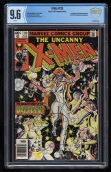 Cover Scan: X-Men #130 CBCS NM+ 9.6 White Pages Newsstand Variant 1st Dazzler! Emma Frost! - Item ID #392822