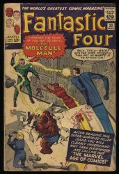 Cover Scan: Fantastic Four #20 GD/VG 3.0 Origin and 1st Full App of Molecule Man! - Item ID #395560