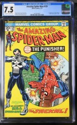 Cover Scan: Amazing Spider-Man #129 CGC VF- 7.5 1st Appearance of Punisher! - Item ID #401833