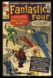 Cover Scan: Fantastic Four #20 VG- 3.5 Origin and 1st Full App of Molecule Man! - Item ID #404348