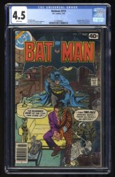 Cover Scan: Batman #313 CGC VG+ 4.5 Garcia-Lopez Two-Face Cover! 1st App. Tim Fox! - Item ID #404653