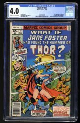 Cover Scan: What If? (1977) #10 CGC VG 4.0 What if Jane Foster found the Hammer of Thor! - Item ID #404892