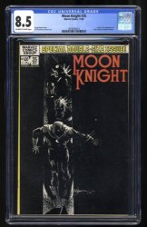 Cover Scan: Moon Knight #25 CGC VF+ 8.5 Off White to White 1st Appearance Black Spectre! - Item ID #404903