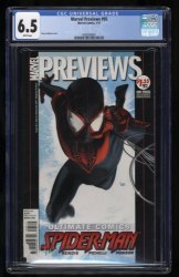 Cover Scan: Marvel Previews (2003) #95 CGC FN+ 6.5 White Pages 1st Miles Morales Cover! - Item ID #404909