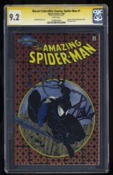 Cover Scan: Marvel Collectible Classics: Spider-Man #1 CGC NM- 9.2 SS Signed Stan Lee - Item ID #404910