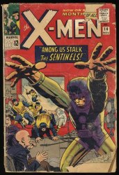 Cover Scan: X-Men #14 Fair 1.0 1st Appearance Sentinels! Stan Lee! - Item ID #405353