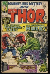 Cover Scan: Journey Into Mystery #112 GD- 1.8 Thor vs Hulk! Origin of Loki! - Item ID #407900