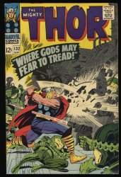 Cover Scan: Thor #132 FN/VF 7.0 1st Appearance Ego The Living Planet! Jack Kirby Stan Lee - Item ID #407906