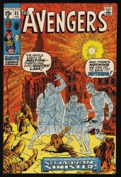 Cover Scan: Avengers #85 NM 9.4 1st Appearance Squadron Supreme! Spider-Man Cameo! - Item ID #408447