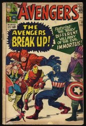 Cover Scan: Avengers #10 GD+ 2.5 See Description 1st Appearance of Immortus!  - Item ID #408464