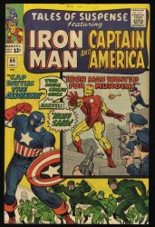 Cover Scan: Tales Of Suspense #60 VF- 7.5 Iron Man Captain America 2nd Hawkeye! - Item ID #408807