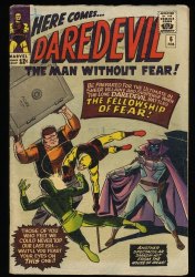 Cover Scan: Daredevil #6 VG 4.0 1st full Appearance of Mr. Mister Fear! - Item ID #409219