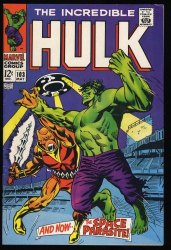 Cover Scan: Incredible Hulk #103 FN- 5.5 1st Appearance Space Parasite! - Item ID #409256