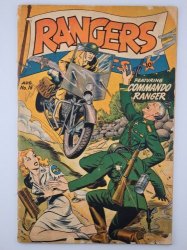 Cover Scan: Rangers Comics #18 VG- 3.5 Motorcycle Cover! - Item ID #410802