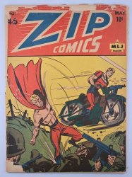 Cover Scan: Zip Comics #46 FA/GD 1.5 Golden Age MLJ Superhero! - Item ID #410817