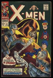 Cover Scan: X-Men #33 FN+ 6.5 Juggernaut Appearance! Dr. Strange Cameo! - Item ID #411966