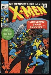 Cover Scan: X-Men #70 FN 6.0 Cover Art by Jack Kirby/Dick Ayers! Magneto! - Item ID #411974