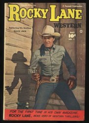 Cover Scan: Rocky Lane Western (1949) #1 FN 6.0 Photo Cover! - Item ID #412288