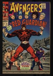 Cover Scan: Avengers #43 VF- 7.5 1st Appearance of Red Guardian! Black Widow! - Item ID #413788