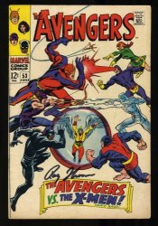 Cover Scan: Avengers #53 VG+ 4.5 Signed Thomas! Avengers Vs X-Men! Buscema Cover! 1968!  - Item ID #413908