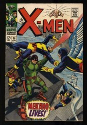 Cover Scan: X-Men #36 FN+ 6.5 1st Appearance Mekano! Stan Lee! Jack Kirby! - Item ID #413911