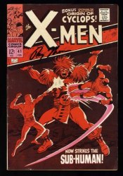 Cover Scan: X-Men #41 VG/FN 5.0 Signed Roy Thomas! - Item ID #413918