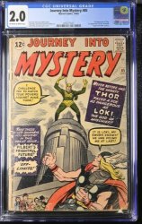 Cover Scan: Journey Into Mystery #85 CGC GD 2.0 1st Appearance Loki/Heimdall! - Item ID #414950