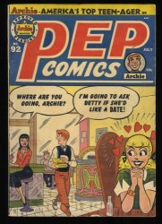 Cover Scan: Pep Comics #92 VG+ 4.5 Golden Age! Archie! Katy Keene! - Item ID #415108