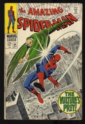 Cover Scan: Amazing Spider-Man #64 FN/VF 7.0 Vulture Appearance! Classic Romita Cover! - Item ID #415655