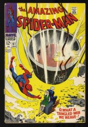 Cover Scan: Amazing Spider-Man #61 VG/FN 5.0 1st Gwen Stacy Cover Appearance! - Item ID #415656