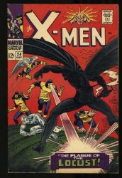 Cover Scan: X-Men #24 FN+ 6.5 1st Appearance Locust! Full Appearance Tigra! - Item ID #416359