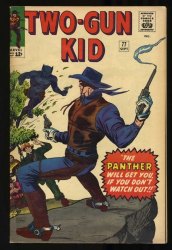 Cover Scan: Two-Gun Kid #77 FN 6.0 Dick Ayers Cover! 1st Prototype Black Panther! - Item ID #416372