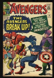 Cover Scan: Avengers #10 VG+ 4.5 See Description (Qualified) 1st Appearance of Immortus!  - Item ID #416377