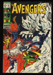 Cover Scan: Avengers #61 VF+ 8.5 John Buscema Cover Art! 1969 Black Panther! - Item ID #416745